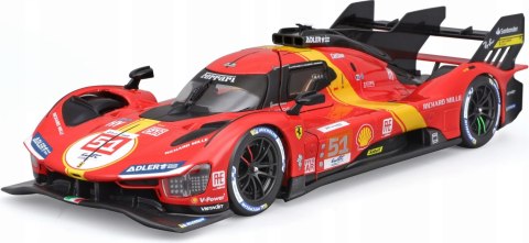 Ferrari 499P LMH FIA 24h Le Mans Hypercar 2023 #51 Bburago 26309 model 1:24