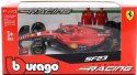 Ferrari F1 Leclerc Sainz SUPER zestaw 7 sztuk BBurago 1:43