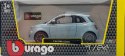Fiat 500e 2023 niebieski 1:24 model metalowy Bburago 21110