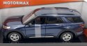 Ford Explorer XLT 2022 model 1:24 Motormax 79378 granatowy