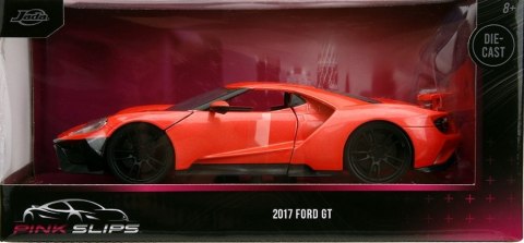 Ford GT 2017 czerwony seria Pink Slips JADA model metalowy 1:24 Ford GT 2017 czerwony seria Pink Slips JADA model metalowy 1:24