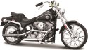 HARLEY-DAVIDSON FXST Softail 1984 1:18 Maisto czarny