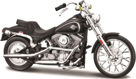 HARLEY-DAVIDSON FXST Softail 1984 1:18 Maisto czarny HARLEY-DAVIDSON FXST Softail 1984 1:18 Maisto czarny