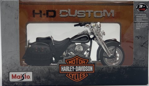 HARLEY-DAVIDSON FLSTS Heritage Softail Springer 1999 1:18 Maisto czarny HARLEY-DAVIDSON FLSTS Heritage Softail Springer 1999 1:18 Maisto czarny