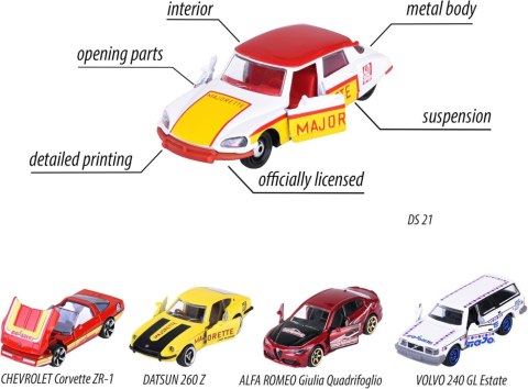 Majorette 60-lecie 5-sztuk seria limitowana 1:64 metal 212054101 Majorette 60-lecie 5-sztuk seria limitowana 1:64 metal 212054101