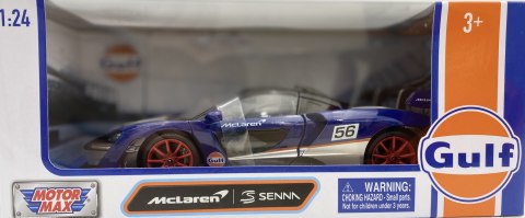 McLaren Senna GULF model 1:24 Motormax 79668 McLaren Senna GULF model 1:24 Motormax 79668