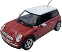 Mini Cooper 1:18 model Motormax 73114 czerwony