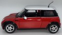 Mini Cooper 1:18 model Motormax 73114 czerwony