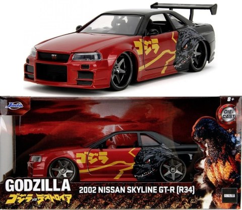 NISSAN Skyline GT-R R34 2002 malowanie Godzilla model JADA 1:24