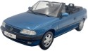 Opel Astra F cabrio 1994 WhiteBox 124234 model 1:24 niebieski
