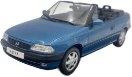 Opel Astra F cabrio 1994 WhiteBox 124234 model 1:24 niebieski