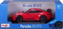 PORSCHE 911 GT3 (992) 1:18 model Maisto 36458 czerwony