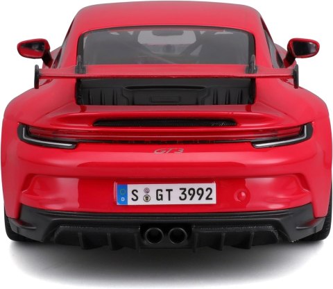 PORSCHE 911 GT3 (992) 1:18 model Maisto 36458 czerwony PORSCHE 911 GT3 (992) 1:18 model Maisto 36458 czerwony