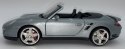 PORSCHE 911 Turbo Cabrio 1:18 model Motormax 73183 szary