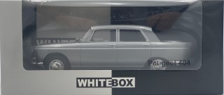 Peugeot 404 1960 model METAL 124160 WhiteBox 1:24 grafitowy