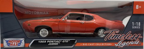 Pontiac GTO Judge (1969) 1:18 model Motormax 73133 Pontiac GTO Judge (1969) 1:18 model Motormax 73133
