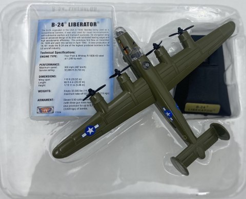 Samolot Consolidated B-24 Liberator model podstawka METAL Motormax Samolot Consolidated B-24 Liberator model podstawka METAL Motormax