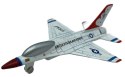 Samolot Lockheed Martin F-16 Fighting Falcon 3,5" 9 cm METAL Motormax