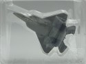 Samolot Lockheed Martin F-22 Raptor 4,5" 11,5 cm METAL Motormax BOX