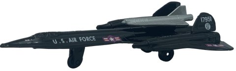 Samolot Lockheed Martin SR-71 Blackbird 4,5" 11,5 cm METAL Motormax BOX Samolot Lockheed Martin SR-71 Blackbird 4,5" 11,5 cm METAL Motormax BOX