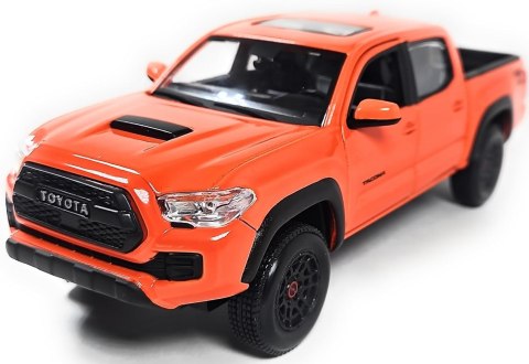 TOYOTA Tacoma TRD 2023 pickup 1:27 model Maisto 32910 pomarańczowy