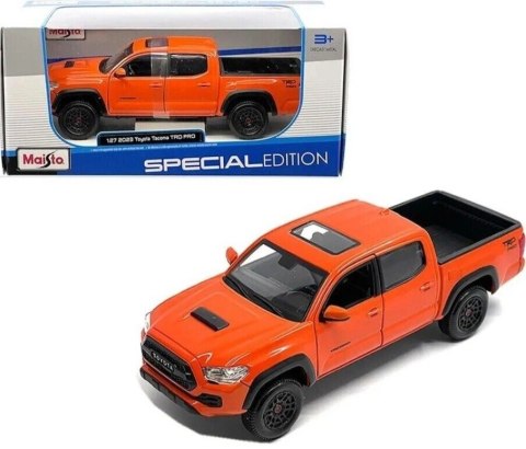 TOYOTA Tacoma TRD 2023 pickup 1:27 model Maisto 32910 pomarańczowy TOYOTA Tacoma TRD 2023 pickup 1:27 model Maisto 32910 pomarańczowy