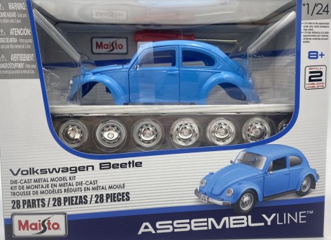 VW Volkswagen Beetle Garbus model do składania 1:24 Maisto 39926 VW Volkswagen Beetle Garbus model do składania 1:24 Maisto 39926