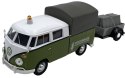 Volkswagen T1 Pickup z przyczepą serwisu drogowego 1:24 Motormax 79676