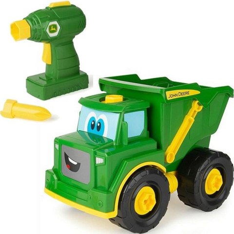 ZESTAW dla najmłodszych ZBUDUJ wywrotkę Johny 18 m-cy JOHN DEERE TOMY 47514