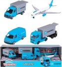 Zestaw MAERSK VW Crafter + Airbus + Man TGX + Sprinter MAJORETTE Logistic