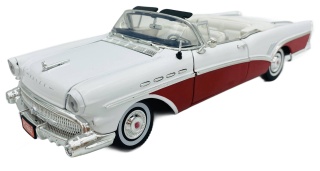 BUICK Roadmaster 1957 1:18 model Motormax 73152 biały