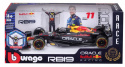 Bolid F1 Red Bull RB19 #11 S. Perez Bburago 1:24 28036 z figurką kierowcy