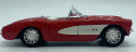 Chevrolet CORVETTE 1957 cabrio model Welly 1:24 czerwony