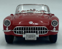 Chevrolet CORVETTE 1957 cabrio model Welly 1:24 czerwony