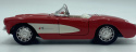 Chevrolet CORVETTE 1957 cabrio model Welly 1:24 czerwony