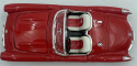 Chevrolet CORVETTE 1957 cabrio model Welly 1:24 czerwony