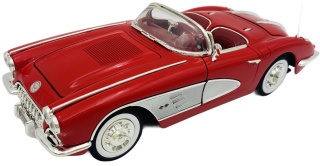 Chevrolet CORVETTE 1958 1:18 model Motormax 73109 czerwony