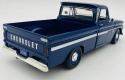 Chevy C10 Fleetside Pickup 1966 1:24 Motormax 73355 granatowy