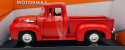 Ford F-100 Pickup 1956 1:24 Motormax 73235 czerwony