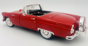 Ford Thunderbird convertible 1956 1:18 model Motormax 73173 czerwony