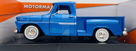 GMC C1000 Fenderside Pickup 1:24 Motormax 79379 niebieski GMC C1000 Fenderside Pickup 1:24 Motormax 79379 niebieski
