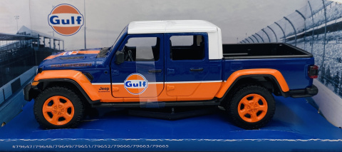 JEEP Gladiator Rubicon 2021 GULF model 1:27 Motormax 79663 JEEP Gladiator Rubicon 2021 GULF model 1:27 Motormax 79663