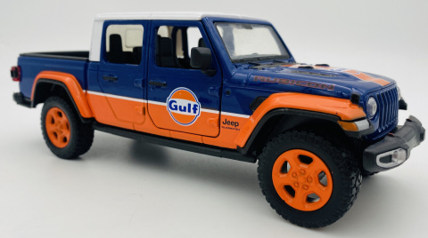 JEEP Gladiator Rubicon 2021 GULF model 1:27 Motormax 79663 JEEP Gladiator Rubicon 2021 GULF model 1:27 Motormax 79663