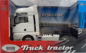 MAN TGX ciągnik siodłowy model WELLY 32650 metal 1:32 biały MAN TGX ciągnik siodłowy model WELLY 32650 metal 1:32 biały