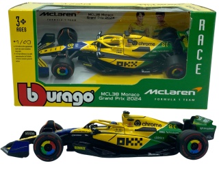 McLaren MCL38 GP Monaco F1 2024 #4 Piastri BBurago 1:43