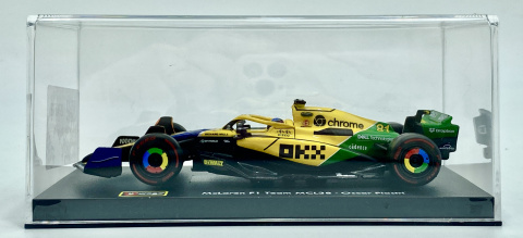 McLaren MCL38 GP Monaco F1 2024 #81 Piastri KASK BBurago 1:43 McLaren MCL38 GP Monaco F1 2024 #81 Piastri KASK BBurago 1:43