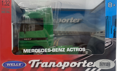 Mercedes Benz Actros 1857 ciągnik siodłowy model WELLY 32280 metal 1:32 Mercedes Benz Actros 1857 ciągnik siodłowy model WELLY 32280 metal 1:32