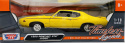 Pontiac GTO Judge (1969) 1:18 model Motormax 73133 żółty