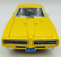 Pontiac GTO Judge (1969) 1:18 model Motormax 73133 żółty