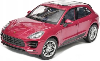 Porsche Macan Turbo Welly 24047 1:24 bordowy